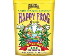 FoxFarm 4# Happy Frog Fruit & Flower Organic Fertilizer New for 2019