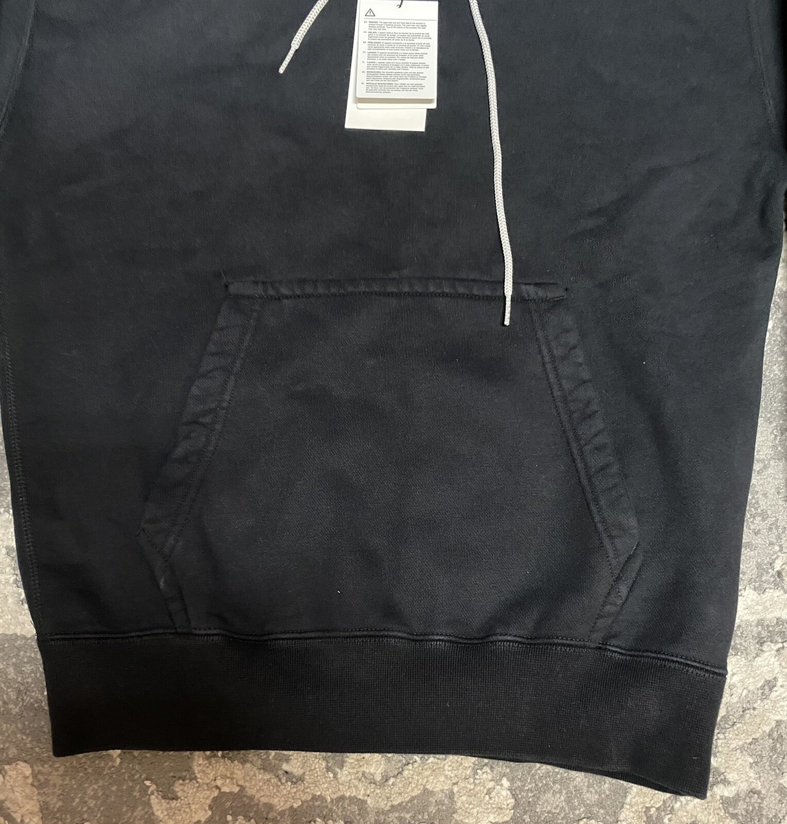 Nike NikeLab NRG Solo Swoosh Fleece Hoodie Black Mens Sz XS