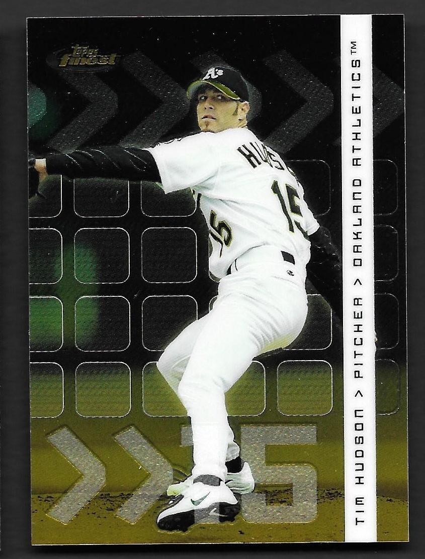 2002 Finest #74 Tim Hudson Oakland A's