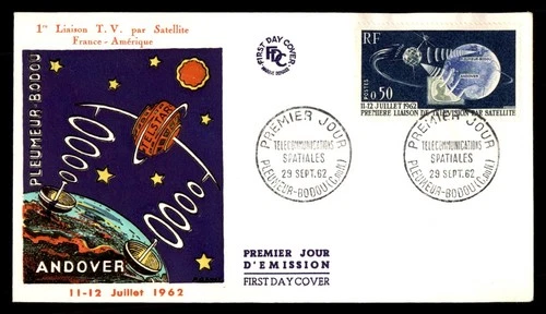 Mayfairstamps France FDC 1962 Satellite Earth TV First Day Cover aax_25529