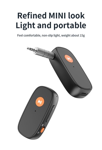 2 in 1 Bluetooth 5.3 Transmitter Receiver Wireless Audio 3.5mm AUX Adapter - Afbeelding 15 van 17