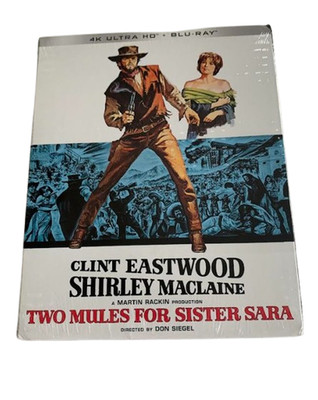 Two Mules For Sister Sara 4K UHD Blu-ray w/Slipcover Clint Eastwood MacLaine