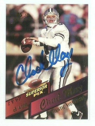 1995 Superior Pix Autographs #30 Chad May 2947/4000 (ref 94043)