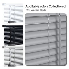 Made to measure PVC Blinds Easy Fit Trimmable Home Office Window Venation Blind