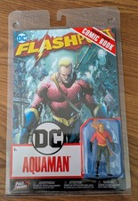2023 Aquaman Figure with Flashpoint Comic Page Punchers McFarlane Dc Comics Seal