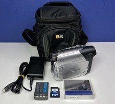 Canon ZR850 MiniDV Digital Video Camcorder Silver w/ Charger Battery Tape SD