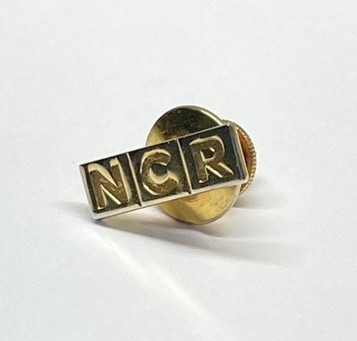 Vintage NCR National Cash Register Gold Tone Pin | eBay