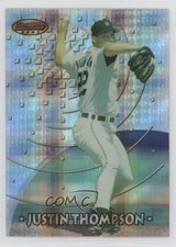 1997 Bowman's Best Atomic Refractor Justin Thompson #128 s2g