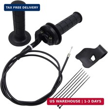 NEW 7/8" Twist Throttle Grip Cable Kit for 50cc-250cc Dirt Bike ATV Mini Bike