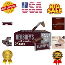 Milk Chocolate Snack Size, Candy Bars, 11.25 oz 25 Pieces