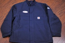 Carhartt C003 Firm Duck Insulated Traditional Coat Dark Navy Men's XL