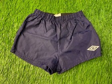UMBRO 80'S VINTAGE VTG RETRO FOOTBALL SOCCER SHORTS ORIGINAL YOUNG 66 CMS/26INCH