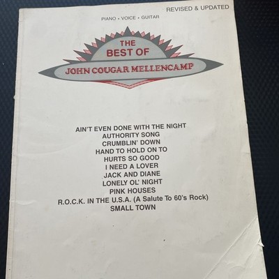 John Cougar Mellencamp The Best Of Guitar Vocal Piano Song Book Sheet Music