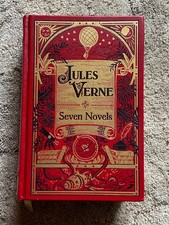 JULES VERNE: Seven Novels, Leatherbound Classics, HC, Barnes & Noble 2010, LN!