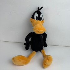 Six Flags Looney Tunes Daffy Duck Plush Stuffed Animal Toy 14"
