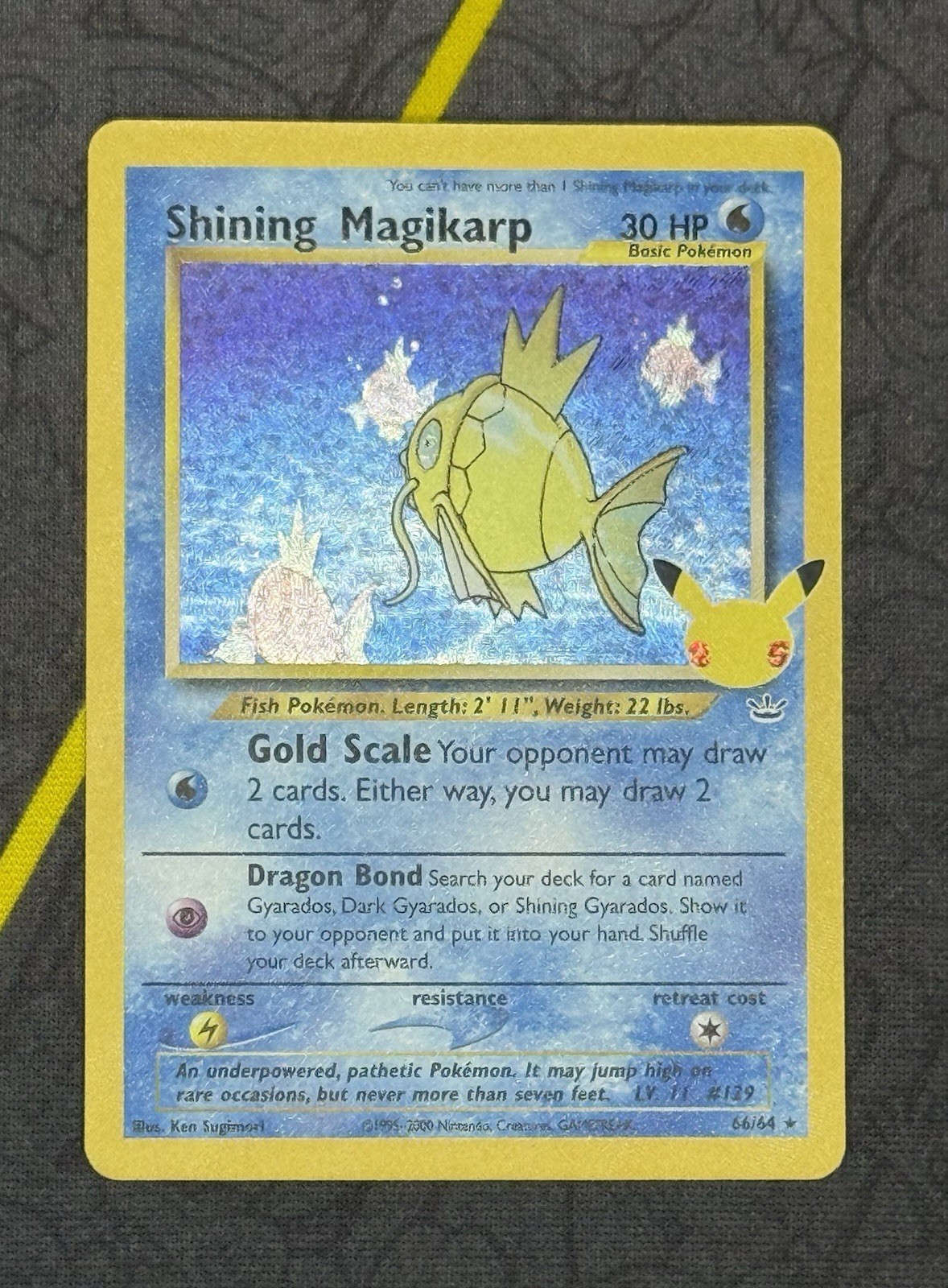 2021 Pokemon SWSH Celebrations Shining Magikarp Classic #66/64