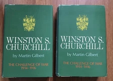 Martin S. Gilbert WINSTON S. CHURCHILL The Challenge of War 1914-1916 2 Volume S