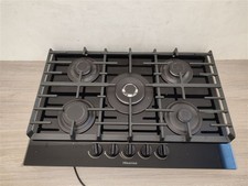 Hisense GG773B Hob 75cm 5 Burner Gas - Black [ID7010616400]