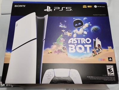 PlayStation 5 Digital Console Slim - ASTRO BOT Bundledamaged box