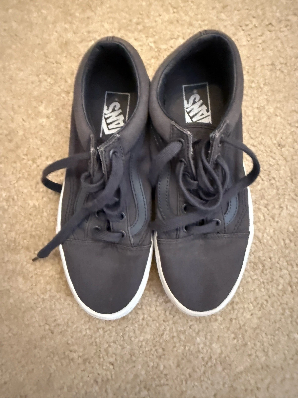 Scarpe da ginnastica VANS Off The Wall giovani unisex grigie stringate bambino 5 5