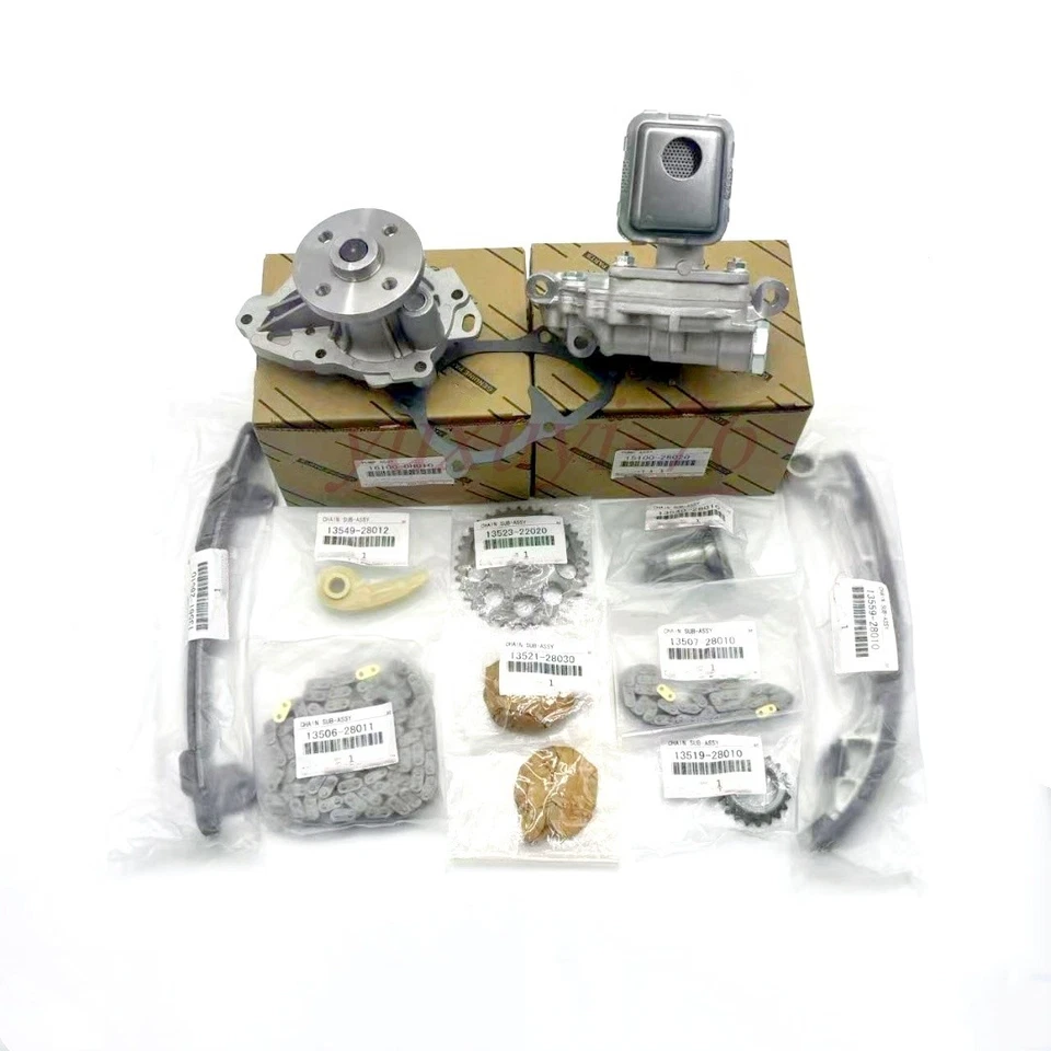 OEM Timing Chain Kit Oil Water Pump for 01-13 Toyota Camry 2.4L 1AZFE 2AZFE Foto 2 de 4