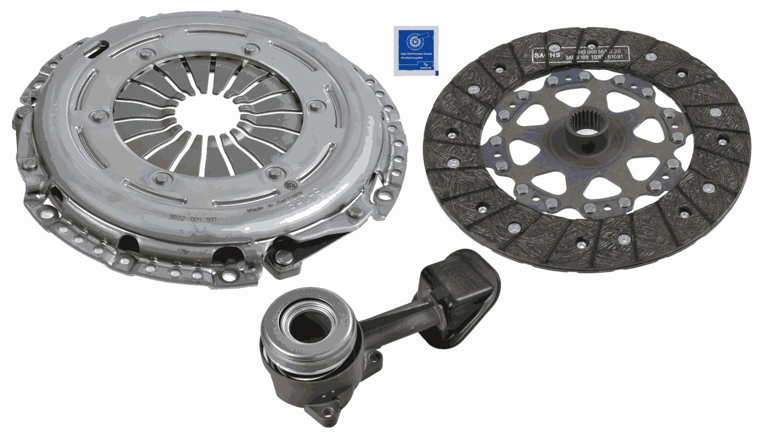 SACHS-OE 3000 990 338 Clutch Kit for FORD