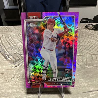 Topps 2026 Bowman Chrome Logofractor  009/250 JJ Wetherholt RC