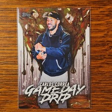 Topps Game Day Drip Insert Carlos Correa Houston Astros #GD-20 2026