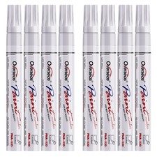 Overseas Paint Pens Markers - White 1 Count Pack of 8 ,