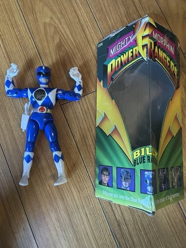 Vintage 1993 Bandai Mighty Morphin Power Rangers Billy Blue Ranger 2200 Used
