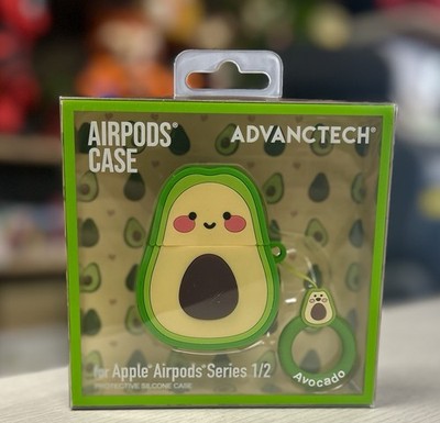 Advanctech Avocado Case w/ Loop Ring for AirPods Series 1 & 2 (New)