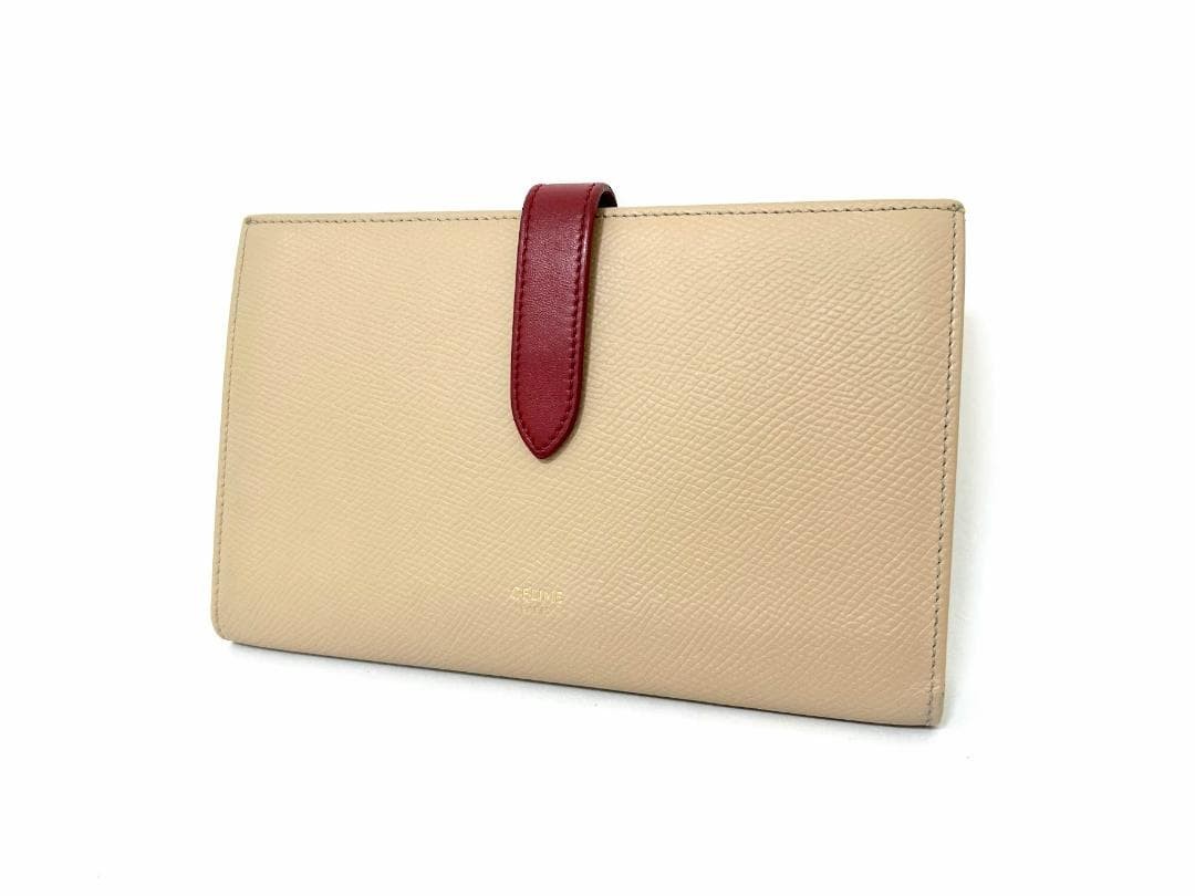 CELINE Celine Large Multi Function Long Wallet Bi… - image 1