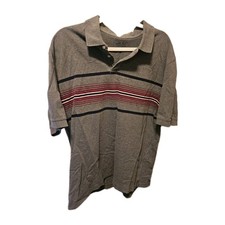 Cherokee Men's Striped Polo Shirt - Size L