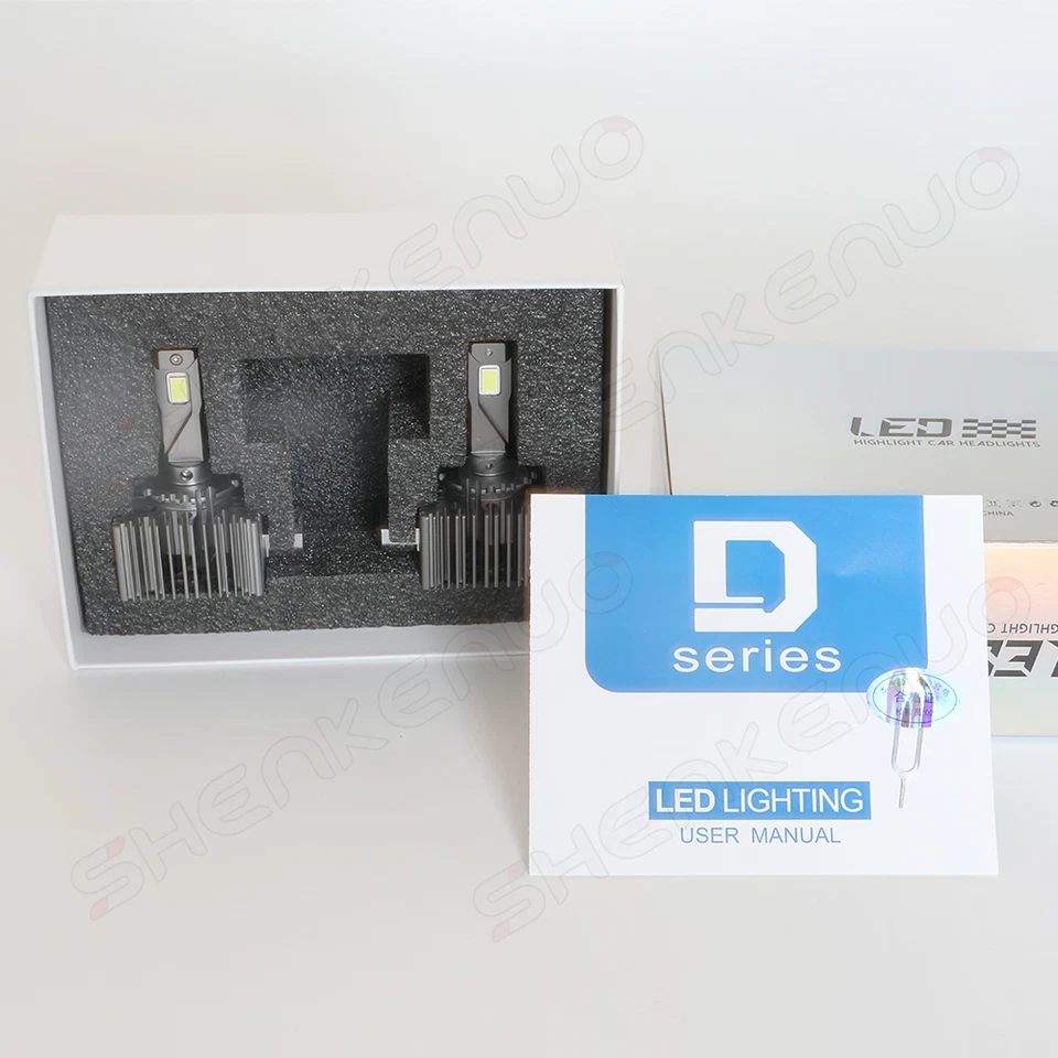 For Jeep Grand Cherokee 2014-2017 D3S LED Headlight Light High/Low Beam 2x Bulbs - Image 4 of 4