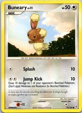 Buneary 73/130 Common Diamond & Pearl Pokemon Near Mint on eBay