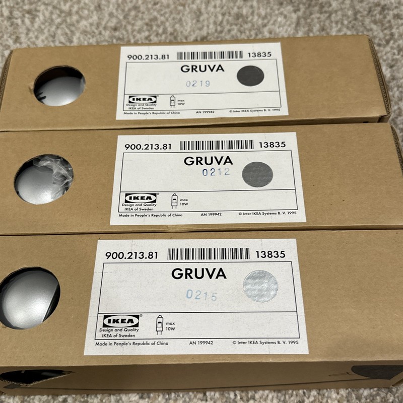 IKEA GRUVA 13835 Silver Desk or Wall-Mount Art Picture Accent Lamp 900.213.81