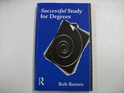 Successful Study for Degrees - Barnes, Rob