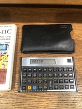 Hewlett Packard HP 11C Calculator New Batteries, Slip Case And Manual.