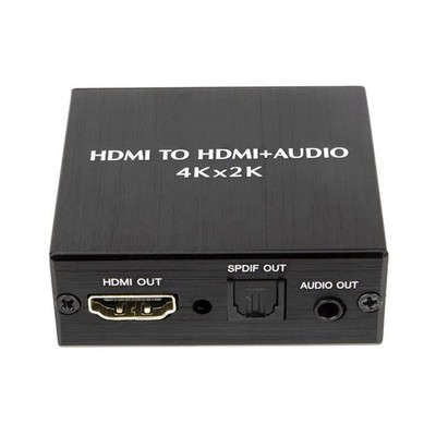 4K * 2K HDMI Stereo Audio Video Extractor Converter  HDMI+ Optical SPDIF 3.5mm n