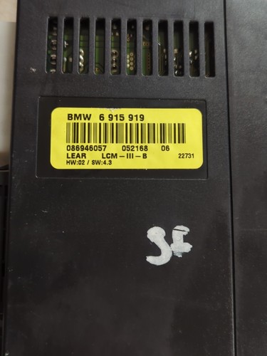 BMW E39 E53 X5 Light Control Module Unit 540i 525i 530i LEAR LCM III 6915919 - Picture 2 of 3
