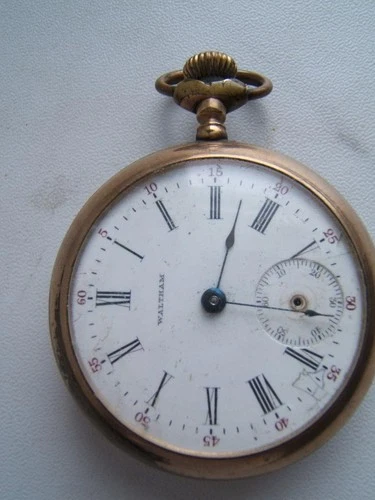 ANTIQUE WALTHAM 15 JEWELS POCKET WATCH FOR PARTS or REPAIR