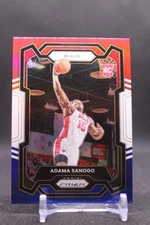 Adama Sanogo #286 2023-24 Panini Prizm Prizms Red White and Blue RC