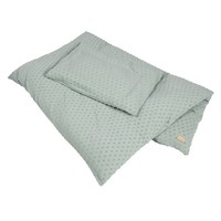 Roba Kinderbett BettwäSche 2-Tlg. 40X60 + 100X135 Cm Lil Planet Frosty Green Top