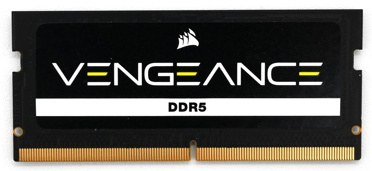 Corsair Vengeance 16GB DDR5 4800MHz C40 SODIMM Laptop Memory Black