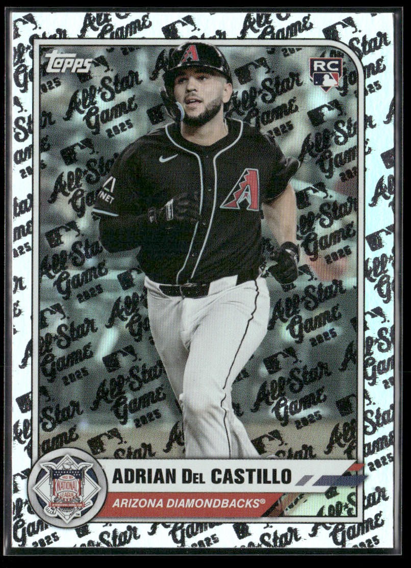 Adrian Del Castillo 2025 Topps All-Star Game Rainbow Foil #86 RC Arizona q