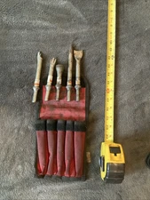 Snap On 5pc Air Hammer Bit Set, 1 Is Broke, See Pics…