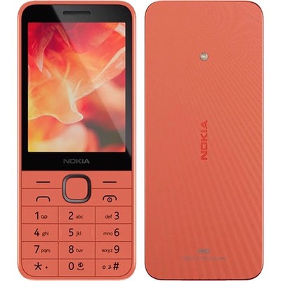 Nokia 215 4G (2024) Peach 128MB + 64MB Dual-SIM Factory Unlocked SIMFree NEU