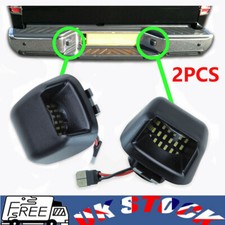 Pair For Nissan Navara D40 License Number Plate Rear Bumper Light LED