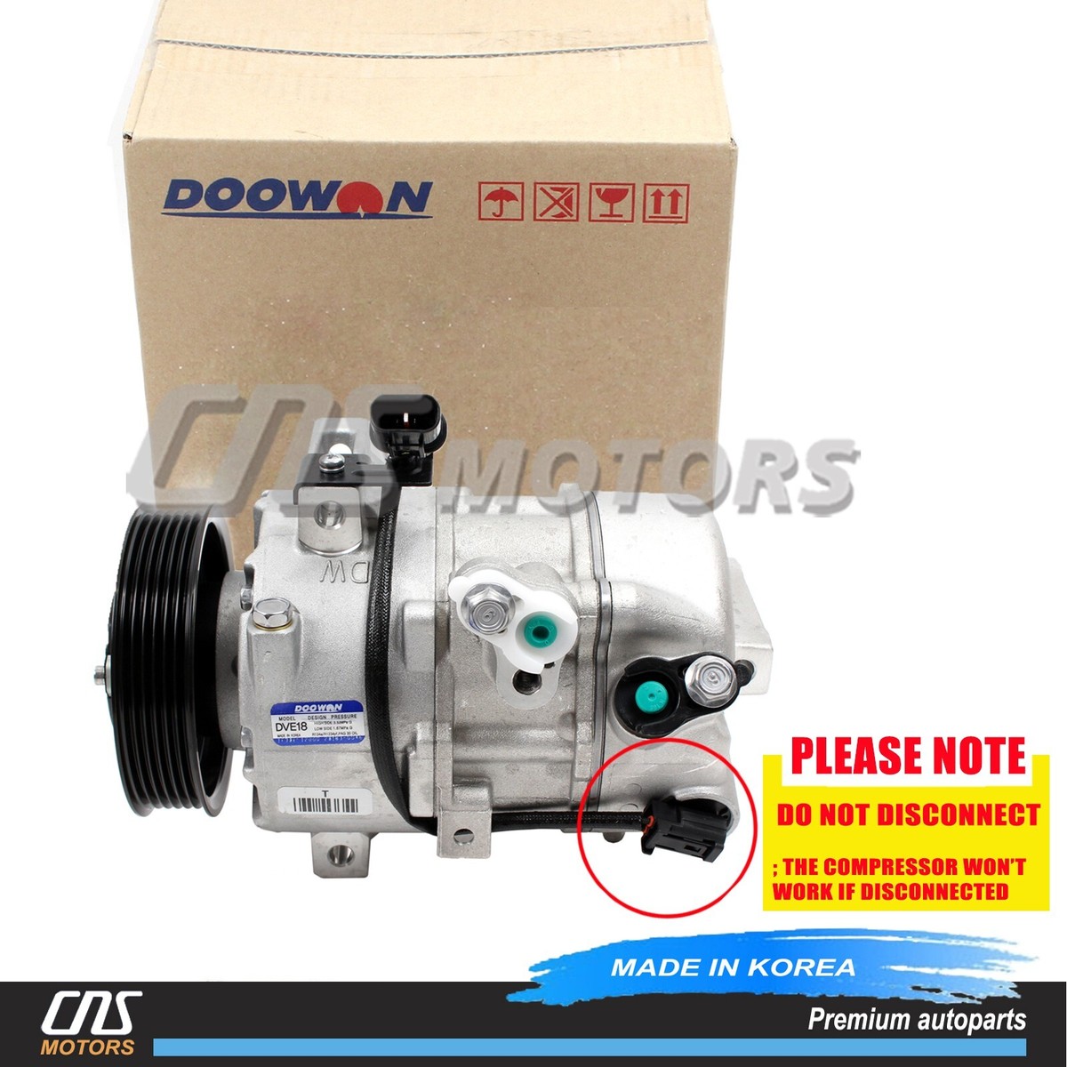 ⭐GENUINE⭐ OEM A/C Compressor w/ Clutch for 2015-2017 Kia K900