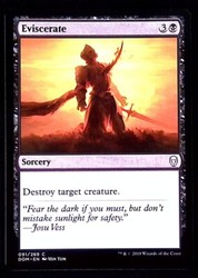 Eviscerate 91/269 Common Dominaria Magic: The Gathering